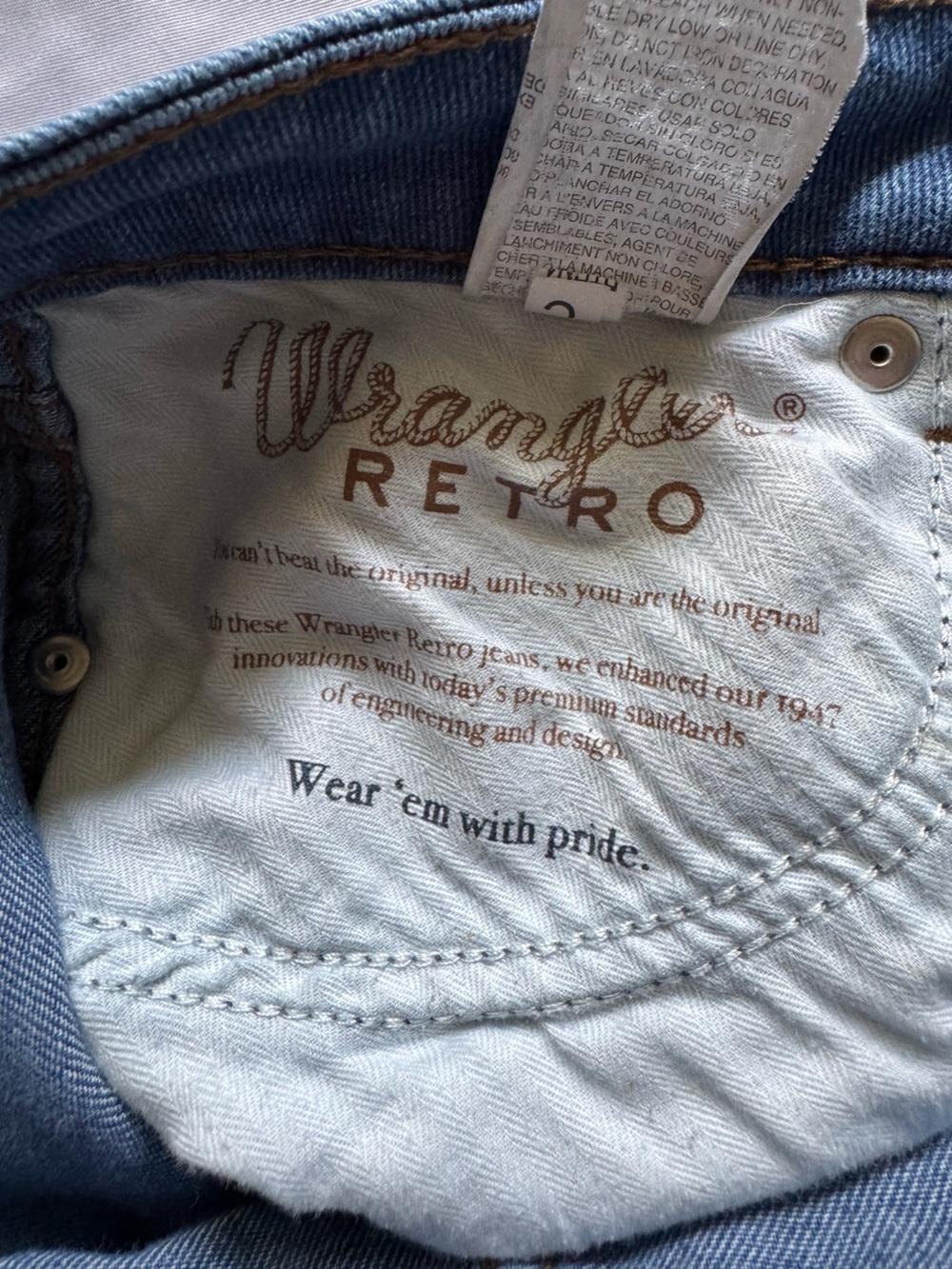 Wrangler Retro Bootcut Jeans Womens 30x36 (Fits 8 M) Medium Wash Stretch Western - Picture 8 of 13